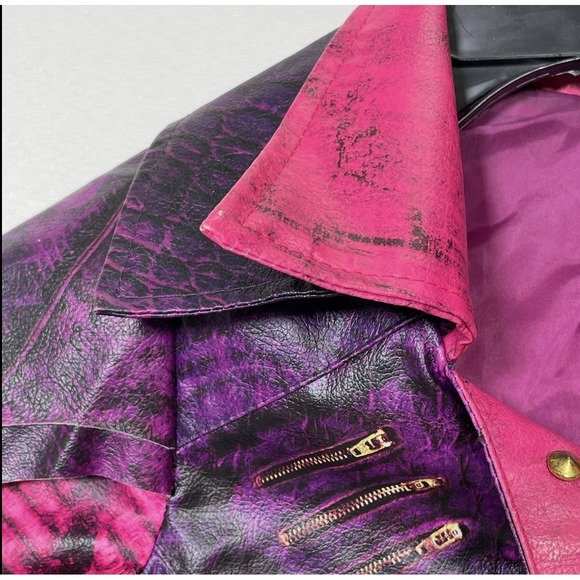 Descendants Mal Maleficent Disney Store Costume Jacket Pants Set Girls 7-8 - Picture 7 of 16